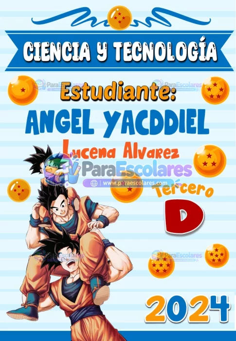 Ciencia y Tecnologia Caratula Dragon Ball Z